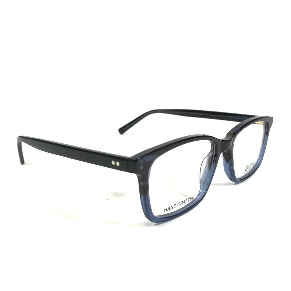 Iconik Eyeglasses Frames PK C2 Black Blue Tortoise Square Horn Rim 50-16-145
